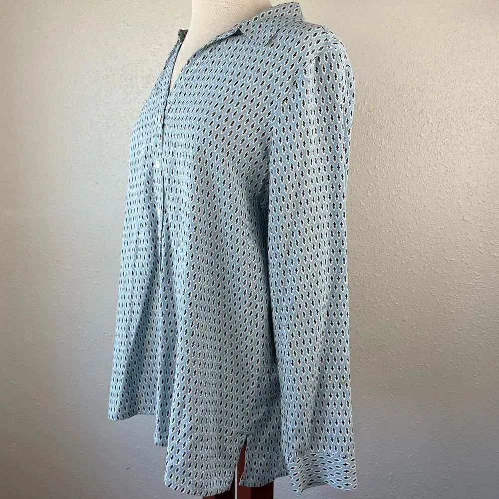 J. Jill Button Down Top Size M Petite EUC - Picture 4 of 9
